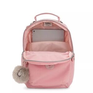 Kipling Seoul Small Tablet Backpack Bridal Rose